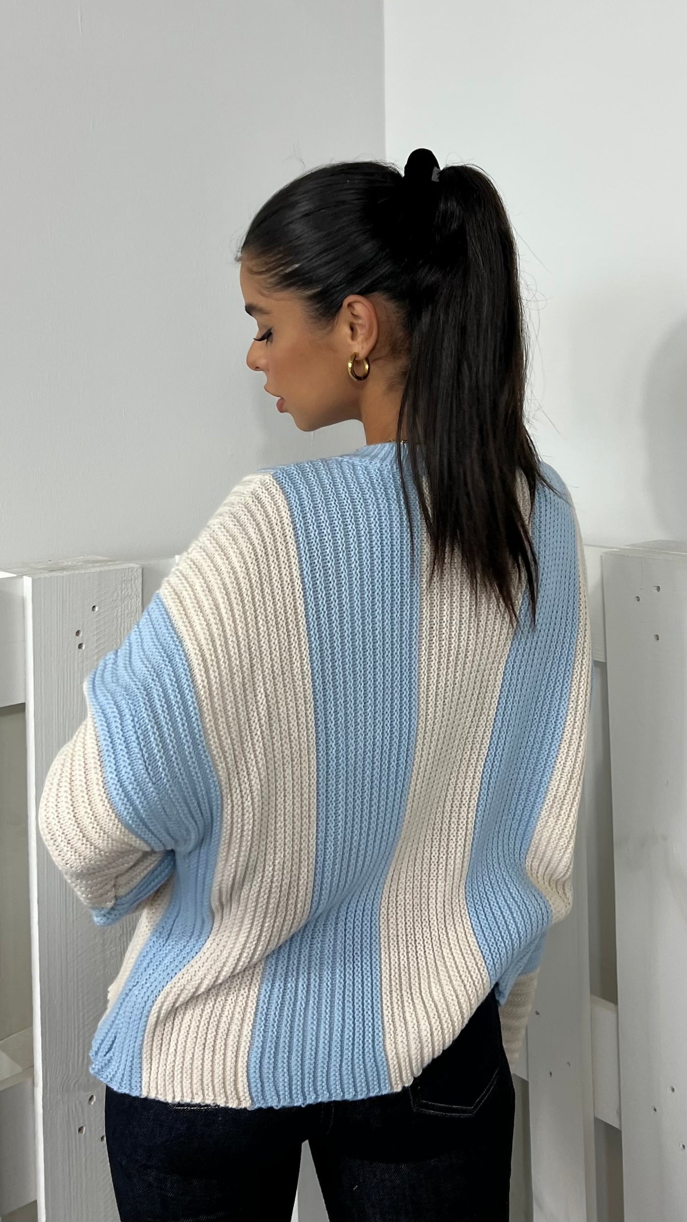 Batra-Stripe Pullover