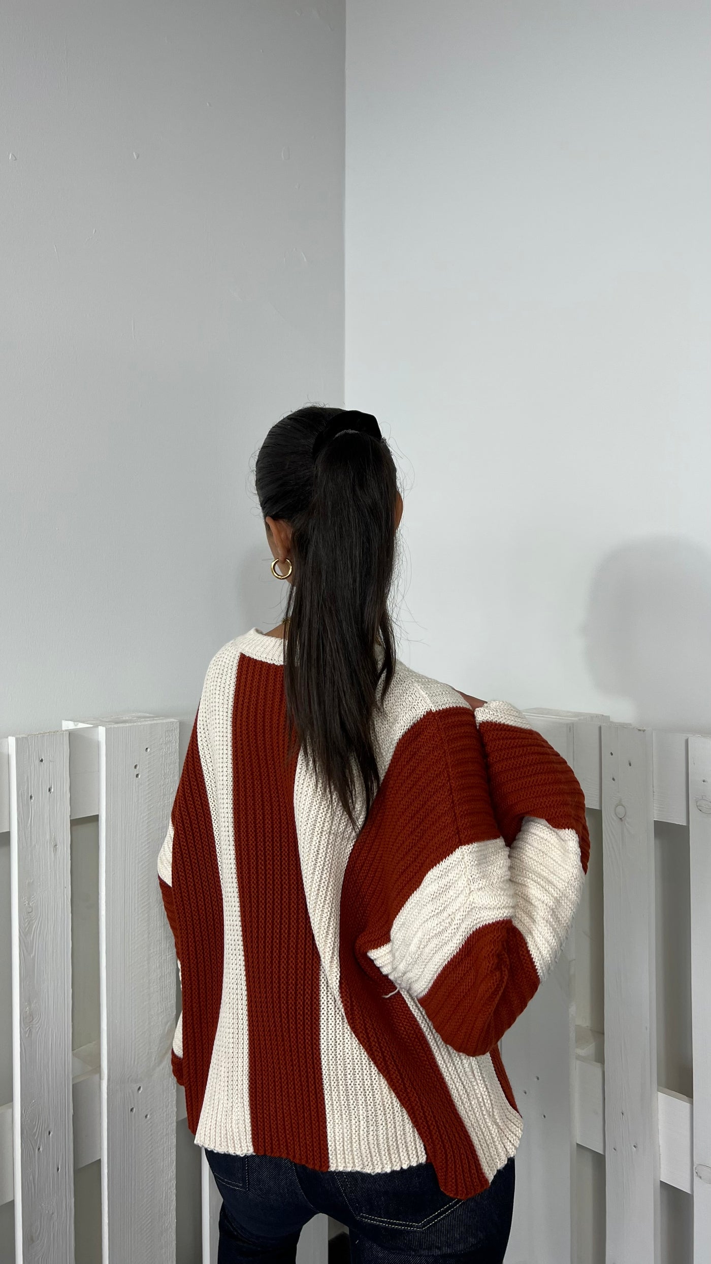 Batra-Stripe Pullover