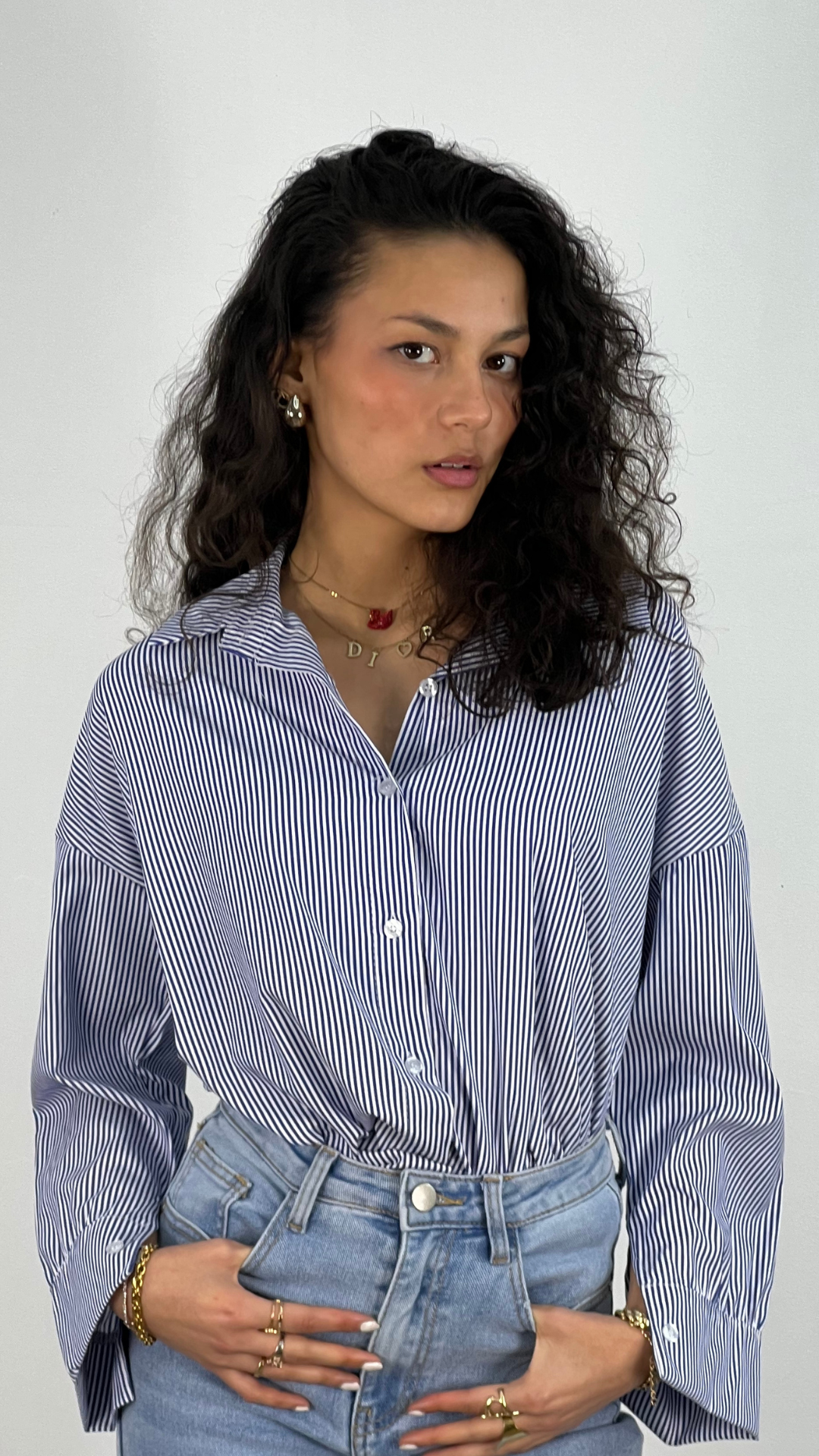 Hanna striped blouse