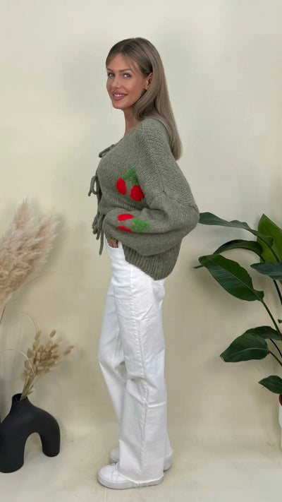 Cherry Charm Pullover