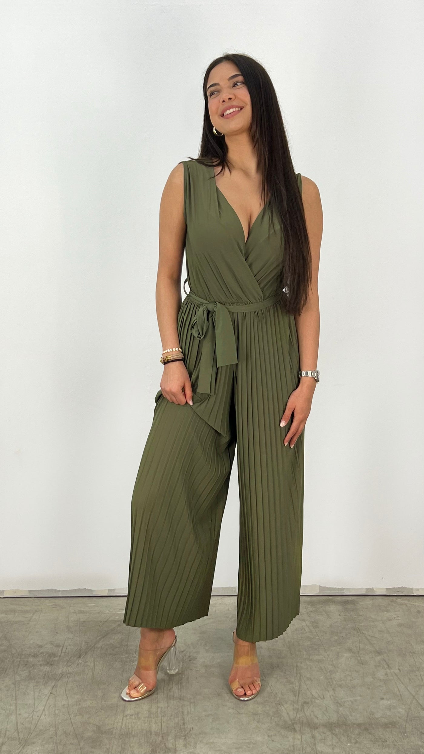 Julia Plissee Jumpsuit