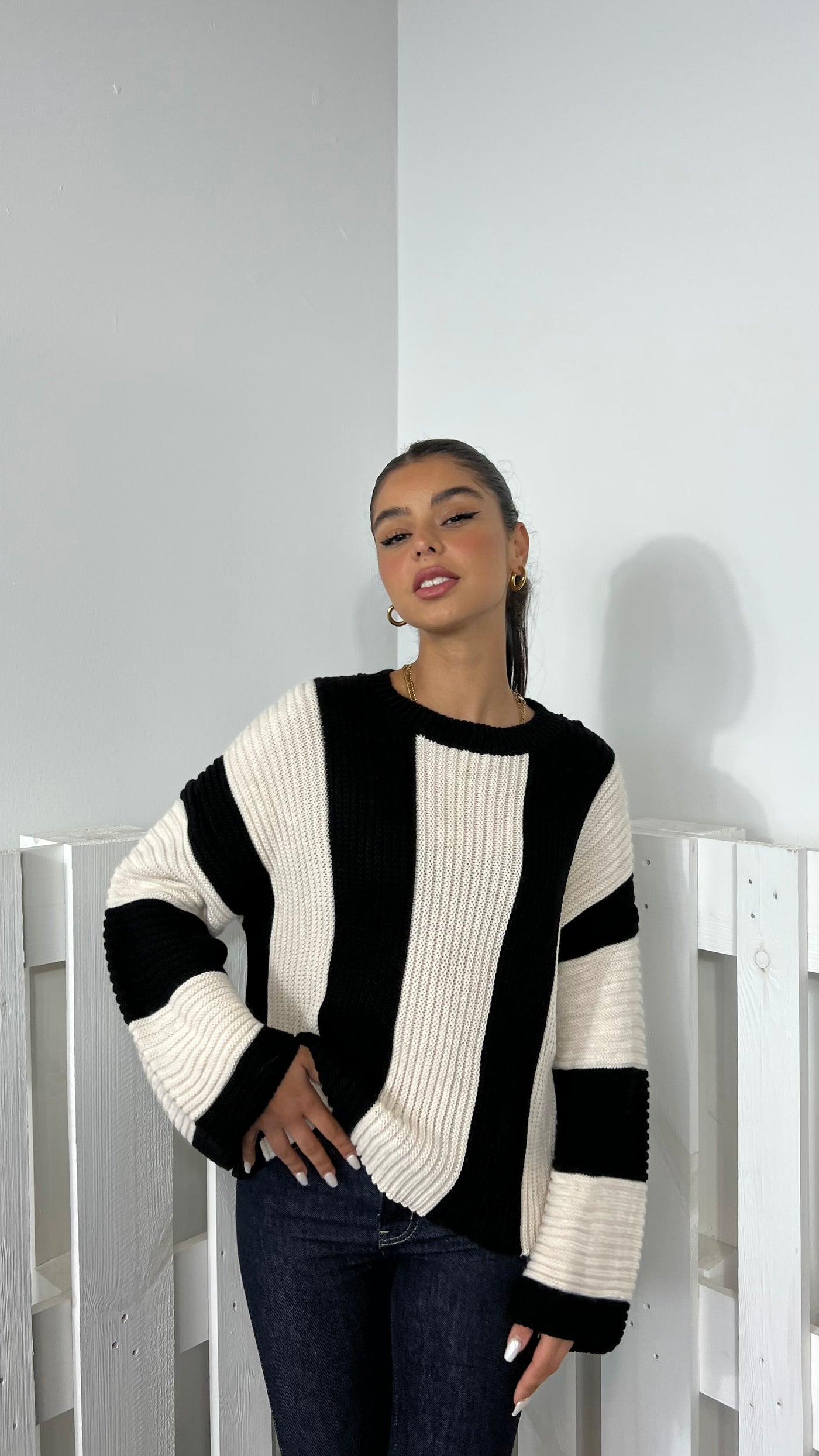 Batra-Stripe Pullover