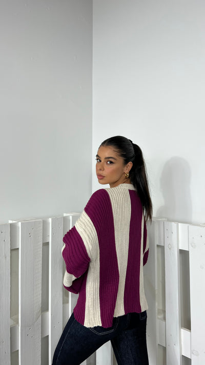 Batra-Stripe Pullover