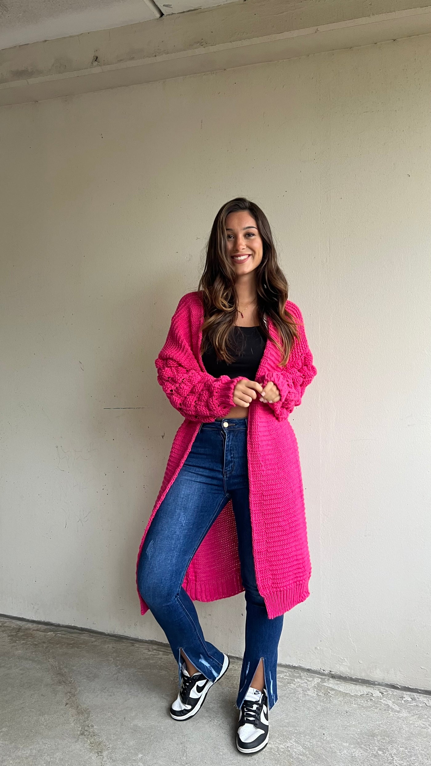 Basika-Bubble Strickjacke