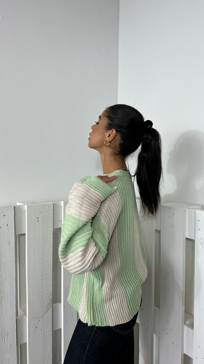 Batra-Stripe Pullover