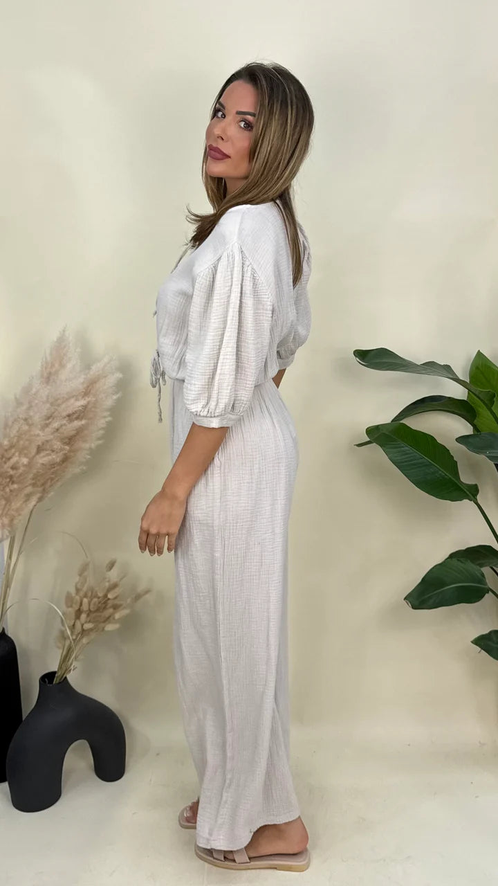 Helena Musselin Jumpsuit