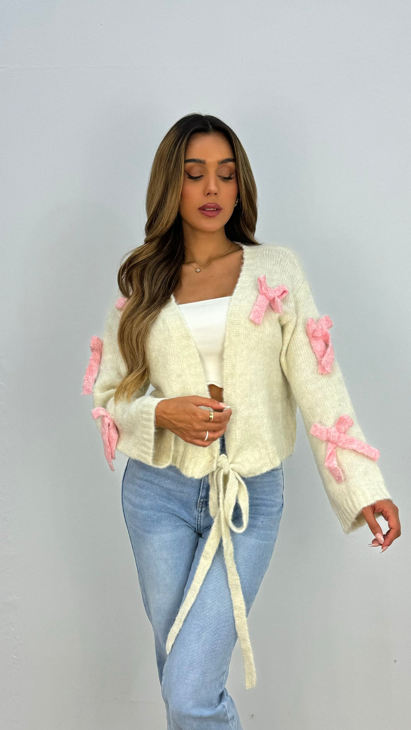 Tila Schleifen Cardigan