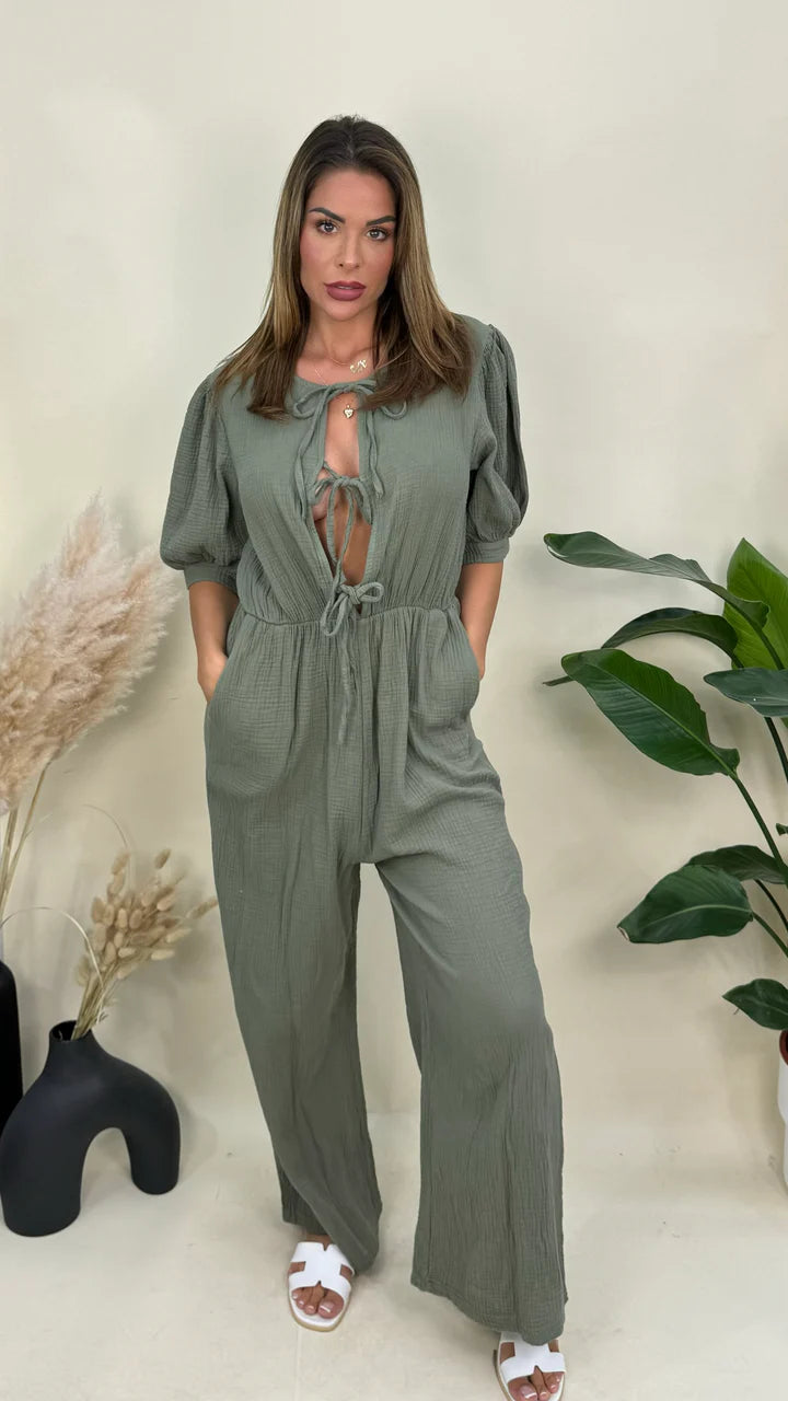 Helena Musselin Jumpsuit