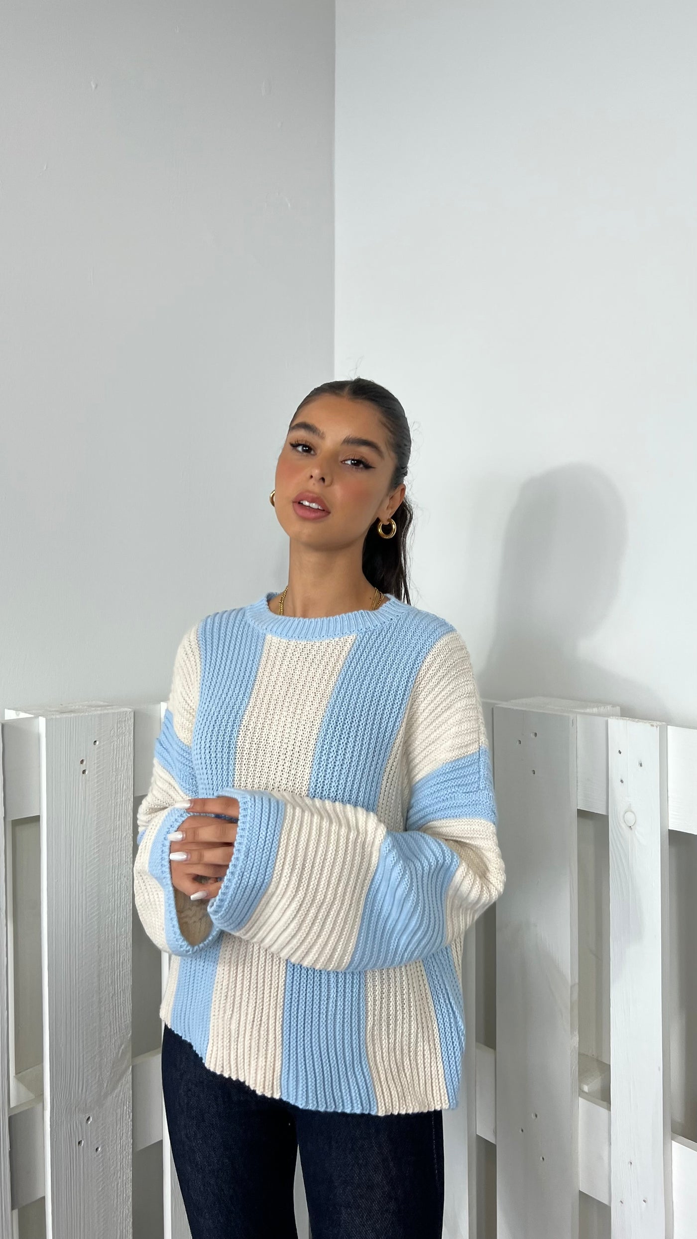 Batra-Stripe Pullover