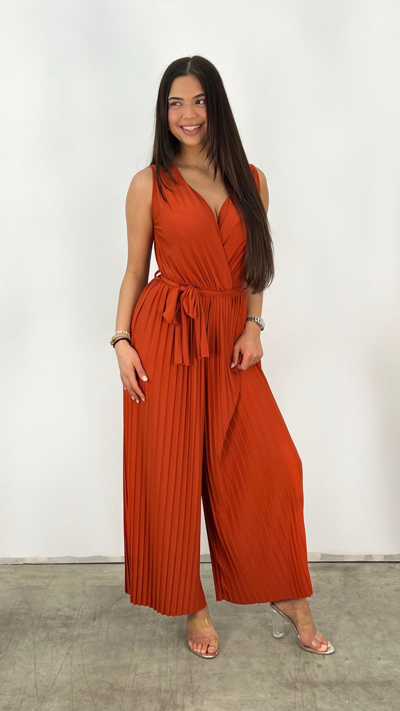 Julia Plissee Jumpsuit