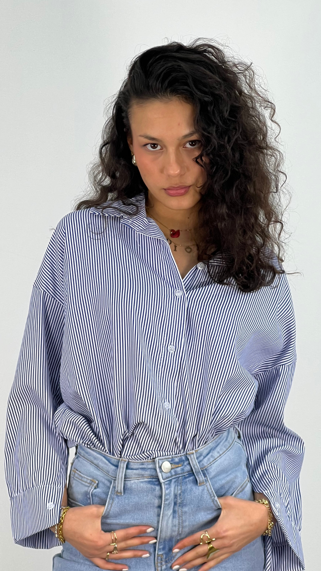 Hanna striped blouse