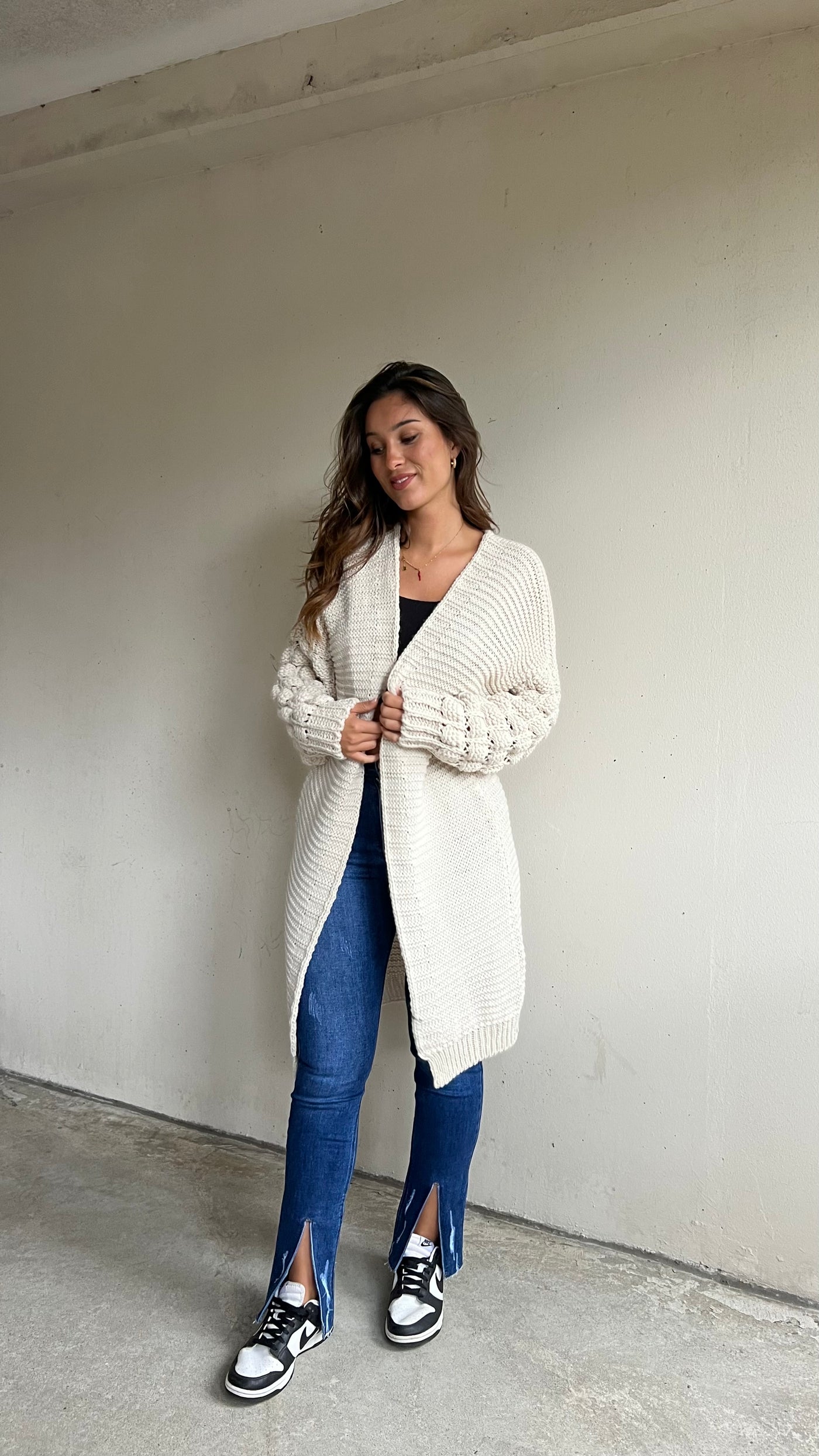 Basika-Bubble Strickjacke