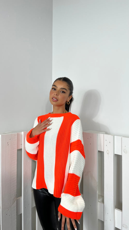 Batra-Stripe Pullover