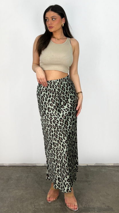 Leo skirt in satin